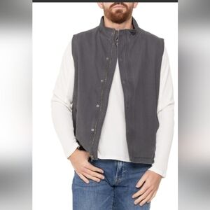 Men's Brown Cotton  Heavy Duty  Vest Large With Pockets